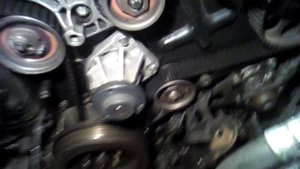 Замена помпы Опель Омега Б Х25ХЕ ч.4