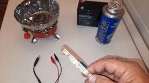 Подогрев газового балончика зимой.