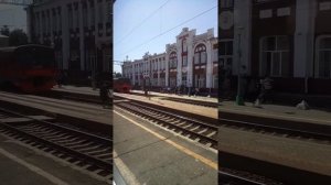 Аткарск,Саратовская область - вокзал,прибытие и отправление (Atkarsk city, Saratov region, station)