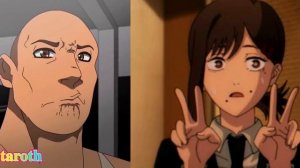 Chainsaw Man vs Reddit | Anime vs Reddit ( The Rock reaction meme )