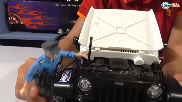 BRUDER Полицейская машинка Джип. Распаковка игрушки Брудер от Игорька BRUDER Jeep Wrangler Rubicon смотреть онлайн