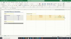 Calculate The Future Value Of An Investment With Variable Returns In Excel Using FVSCHEDULE