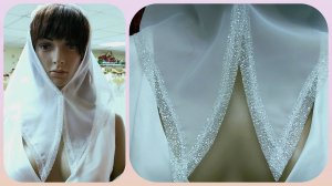 Платок для венчания с глитером// МК