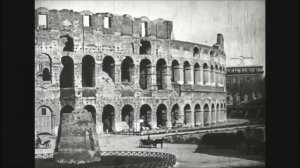 Кинохроника, Италия, Рим, колизей примерно 1900 год. Rome, Colosseum circa 1900