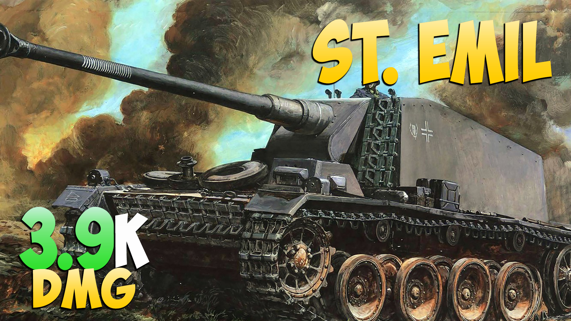 St. Emil - 3 Фрагов 3.9K Урона - Медленно! - Мир Танков