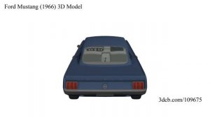 Ford Mustang (1966) 3D Model