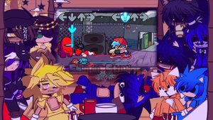 The Exes {2.0} react to Fnf Vs. Imposter V4 | Gacha Club | Part 1?