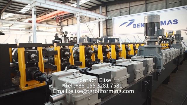 Линия профилирования Z, C, E, U, П, Сигма, Омега профилей | Линия изготовления С профиля смотреть онлайн