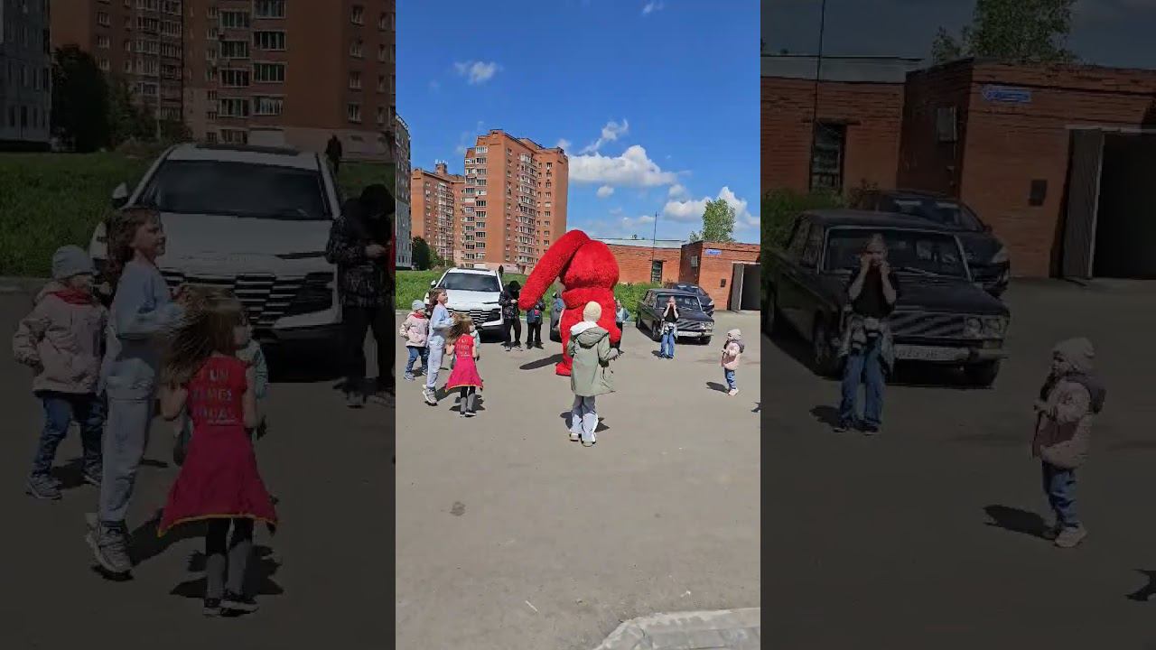 Зажигает с детьми!) #аниматоры #bunny #анимация #весело #love #funny #дети #дискотека #snow смотреть онлайн