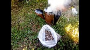 пчеловодство для начинающих,маленький секрет,чем разжечь дымарь,дымарь длительного горения