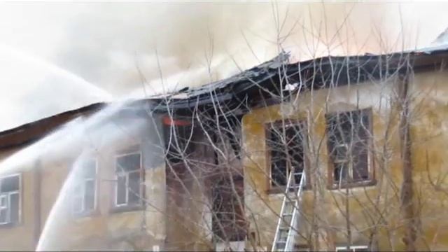Пожар на Слипе Рыбинск 23.11.2012 смотреть онлайн