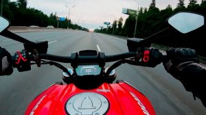 прохват по городу на Ducati Diavel 1260S