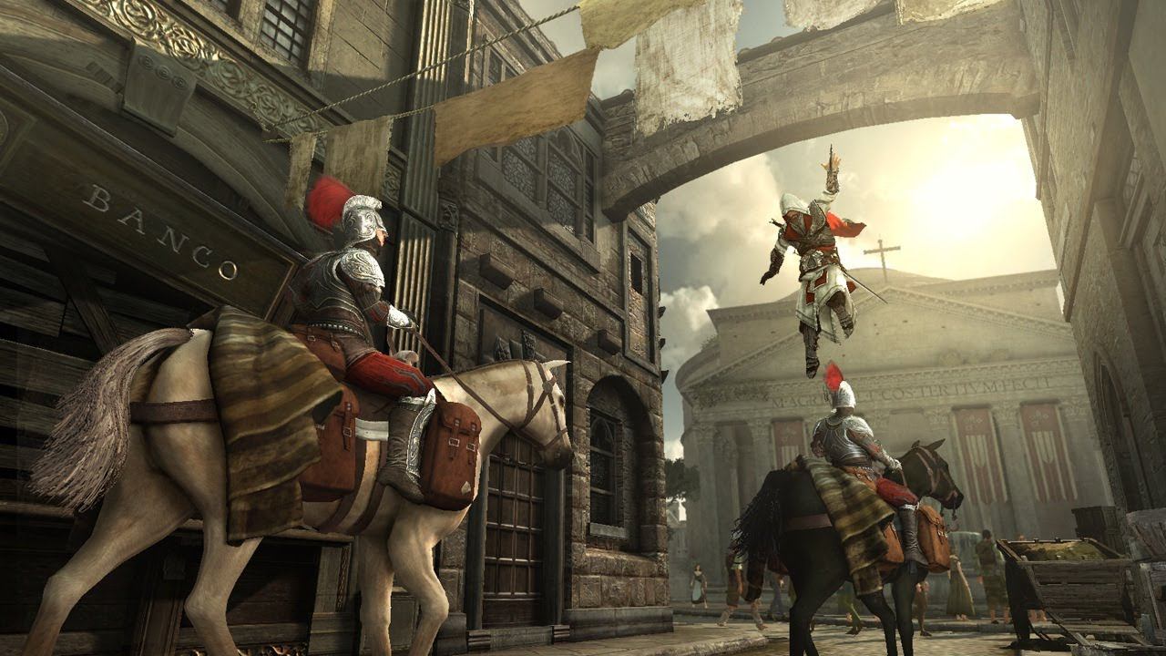 Прохождение Assassins Creed Brotherhood  #5 Казарма Альвиано