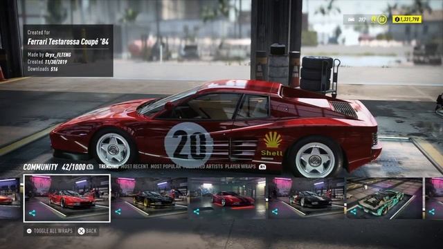 Need for Speed™ Heat(FERRARI TESTAROSSA COUOPE 1984) смотреть онлайн