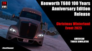 KENWORTH T680 100 YEAR ANNIVERSARY l - American Truck Simulator (ATS-1.49) | MOZA R9 V2