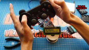 Подключение джойстика к Arduino , беспроводной джойстик 2.4 dualshock от PS2.mp4