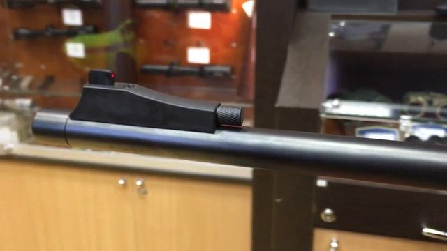 Светящаяся оптоволоконная мушка Titanium Gunworks-classic на карабине Blaser R8