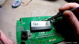 Ремонт весов CAS PB 60(продавлен дисплей). Обнаружилась ещё поломка...