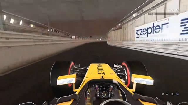F1 2017 Career [S3] Last Lap At Monaco GP #Renault #Elite #37. P6 From P13. смотреть онлайн
