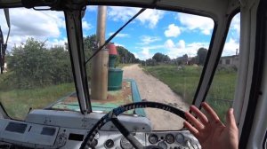 Еду на тракторе т150 в поле, собираю мысли про канал.Tractor T150 rides in the field