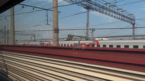 Сдвоенный Сапсан ЭВС1, Москва Окт. -Ховрино