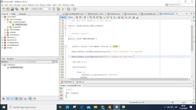 ✔ Sentencia SWITCH en JAVA-NetBeans con CUADROS DE DIALOGO смотреть онлайн