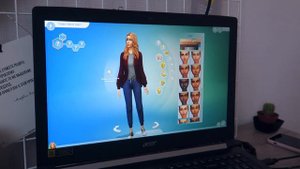СОЗДАЮ СЕБЯ В SIMS 4 💚 НЕ ЛЕТСПЛЕЙ 😂 КАК Я ПОТЕРЯЛА ЦЕЛЫЙ ДЕНЬ.....