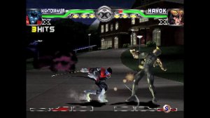 X-Men: Mutant Academy 2 (PS1, Arcade) - Nightcrawler