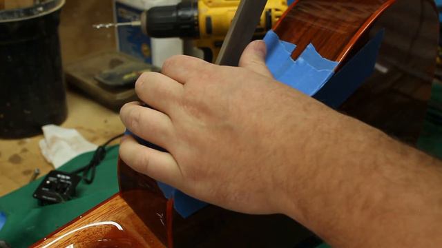 Install Ukulele Pickup and Preamp - Undersaddle pickup installation with basic tools. смотреть онлайн
