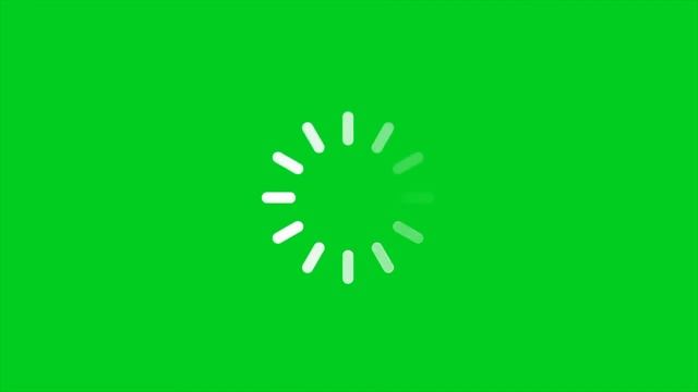 ФУТАЖ ЗАГРУЗКА Loading Circle   Green Screen Footage Free Download