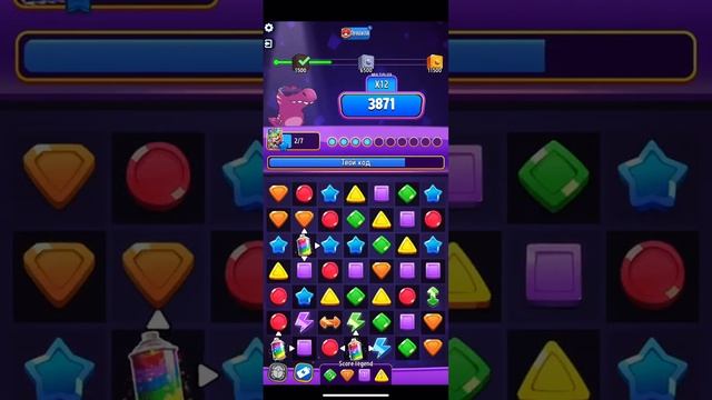 Прохождение Solo Challenge Perfect Heist Multiplier Mushrooms 1150 | Match Masters смотреть онлайн