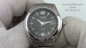 Мужские японские наручные часы Casio EF-121D-1A