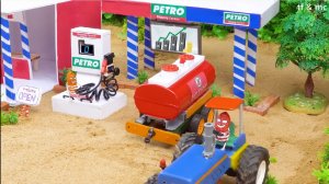 Самодельный трактор на мини ферме #1