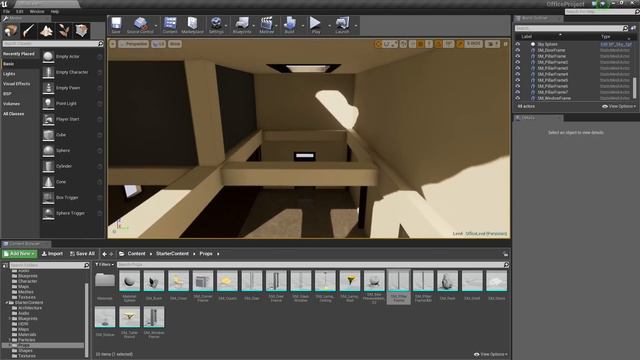 Intro to Level Creation Decorative Supports _ 06 _ v4.7 Tutorial Series _ Unreal Engine