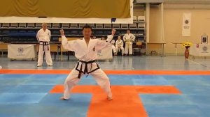 7. 3-й Гуп. Тэ-Ге Туль / Toi-Gye Tul (Pattern) - Taekwon-Do ITF. DPRK demo team (Russia).