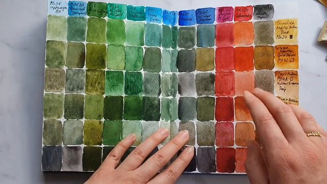 ОХРЫ в акварели: Mijello, Van Gogh, Гамма, Winsor, Daniel Smith, Pinax extra, Белые ночи, Shinhan смотреть онлайн