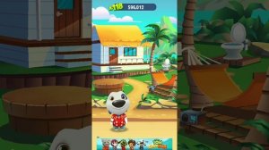 Говорящий Том Бег за золотом #11 Разблокировали дом Гавайского Хенка Мультик игра Том за золотом