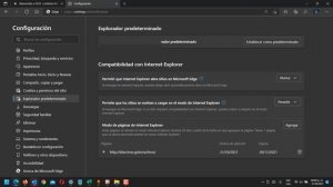 INGRESAR A IDSE CON INTERNET EDGE EN WINDOWS 11. Activar vista de compatibilidad en windows 11