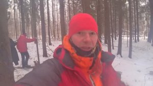 Зимний поход с ночевкой в палатке с печкой.