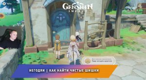 Геншин Импакт ➤ Задание мира Негодяи ➤ Как найти Чистые шишки и пройти ➤ Прохождение Genshin Impact