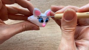 Лепим кошечку из воздушного пластилина. Лепка с детьми.