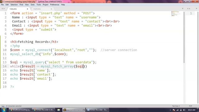 Fetch Data Using Php Mysql | Php Tutorial