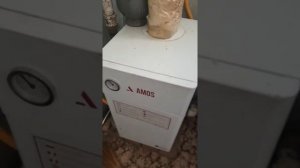 Амос, AMOS газовый котел свистит.