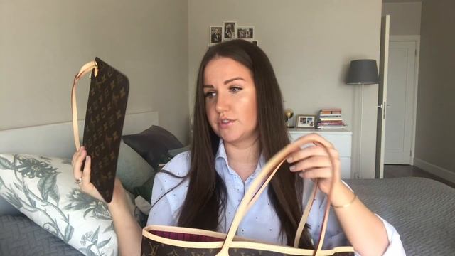 РАСПАКОВКА СУМКИ LOUIS VUITTON NEVERFULL MM/UNBOXING смотреть онлайн