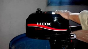 Мотор HDX 5: Первый запуск 2-х тактного мотора