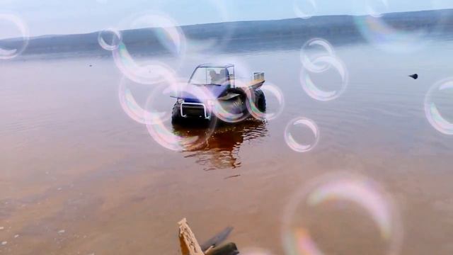 Каракат вездеход болотоход переломка из Оки п смотреть онлайн