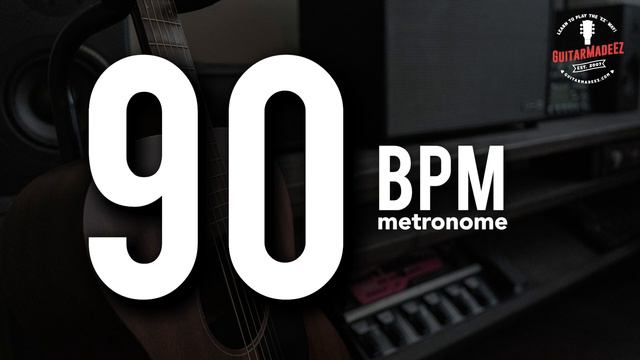 90 BPM | Metronome | "Click" Beat Style | 15 minute Practice Track смотреть онлайн