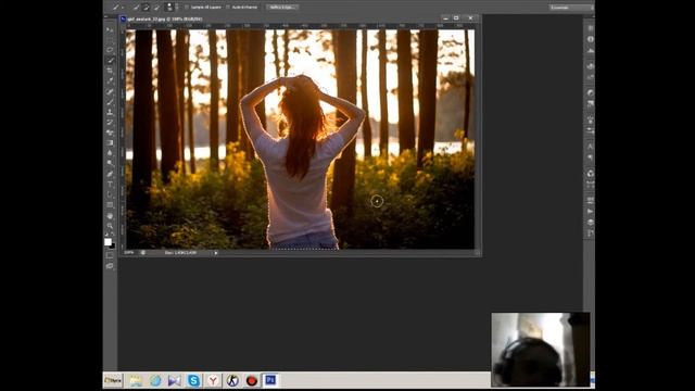 Как изменить фон в фотошопе смотреть онлайн
