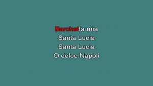 Santa Lucia   Pavarotti Luciano [karaoke]