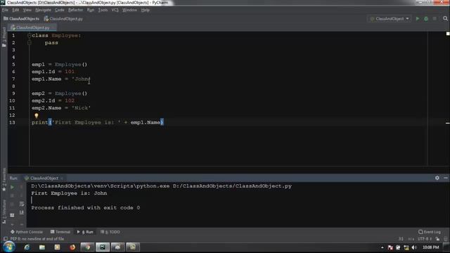 Python Objects and Classes | Understanding Python Object Oriented Programming